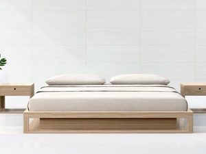 SHIRO - Tatami solid wood double bed _ Vivere Zen